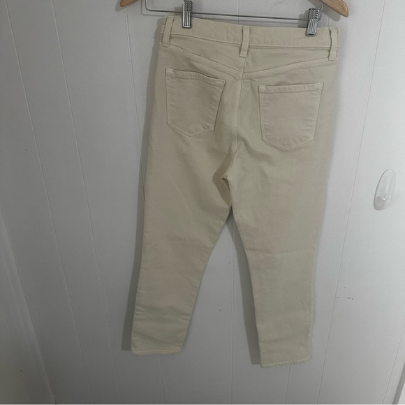 J Brand Women's Straight Leg Jeans - Cream - Picture 2 of 4